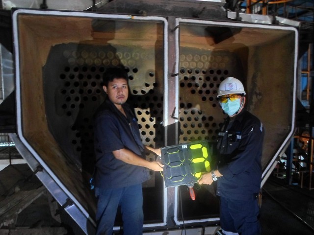 ผลงานตรวจสอบหม้อไอน้ำอุตสาหกรรม โดยวุฒิวิศวกรเครื่องกล