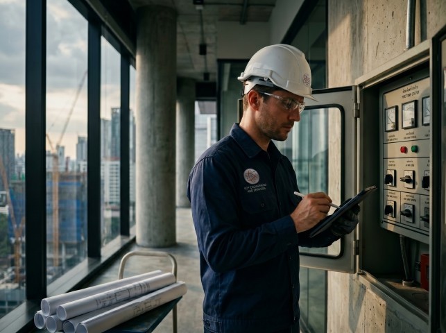 วิศวกรตรวจสอบอาคาร